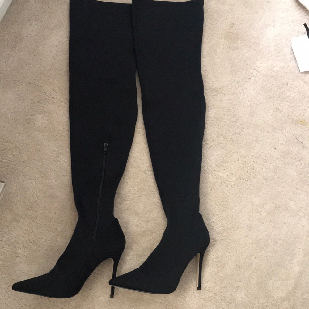 Thigh- high boots